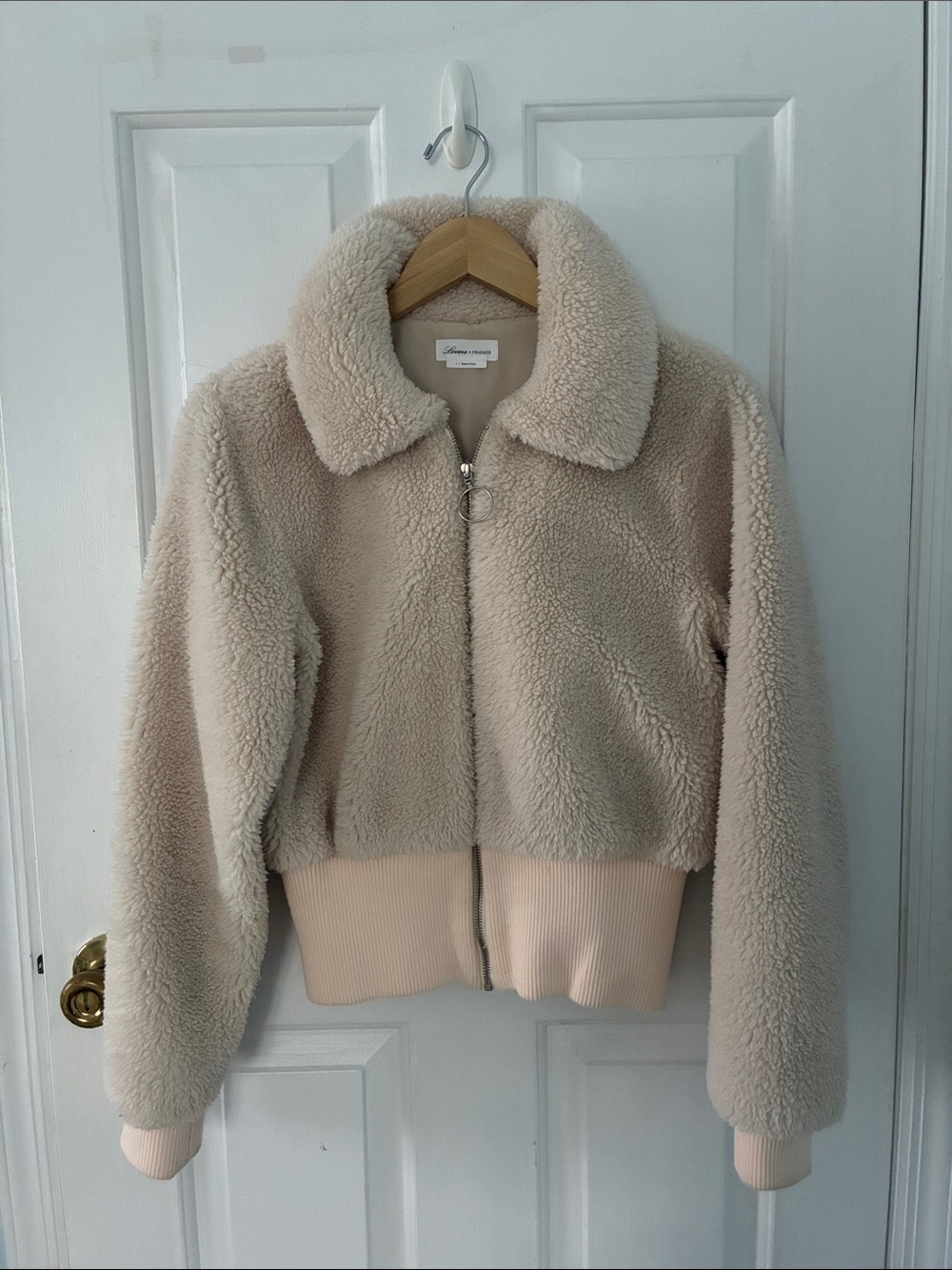 Lovers + Friends Plush Teddy Sherpa Jacket